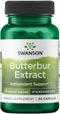 Extrait de beurre de Swanson - Standardisé 75 mg 60 capsules