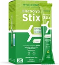 MYOXCIENCE Électrolyte STIX. Recovery from Exercise & Muscle Development w/Real Salt (Lemon Lime Flavor) (Stix 30 ct)