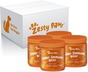 Zesty Paws Allergy Immune Supplément pour chiens Agneau- avec Omega 3 Wild Alaskan Salmon Fish Oil & EpiCor + Digestion Prébiotiques et probiotiques - Anti démangeaisons et peau taches chaudes - 90 Compte, 4 Pack