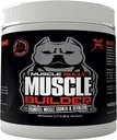 Constructeur de muscles pour chiens - Combine des ingrédients de construction musculaire éprouvés cliniquement qui soutiennent la croissance musculaire, la taille, la définition et l'endurance. Ultimate Canine Muscle Building Supplément.