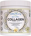Grow Young Fitness Collagen Protein - Vanille, favorise la peau, les os, les articulations, perte de poids, sans sucre (12,41 oz) (1 paquet, 20 portions)