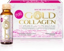 GOLD COLLAGEN Pure - Suppléments collagènes pour les femmes et les hommes avec biotine pour la croissance des cheveux, de la peau et des ongles - Système immunitaire antirides Booster avec acide hyaluronique, vitamine C, B6 et zinc, 1 Pack 10x50 ml
