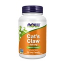 MAINTENANT Aliments suppléments, Cat's Claw 500 mg, Projet non-OGM vérifié, supplément à base de plantes, 100 gélules
