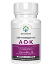 Supplément de vitamine ADK 5000 UI - Vitamines de haute puissance A, D3 et K2 pour la santé des os et l'absorption de calcium.