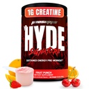 PROSUPPS M. Hyde Signature Poudre de pré-entraînement avec Créatine, Beta Alanine & Caféine - Performance, Énergie et Endurance - Suppléments de fitness et de gym pour hommes et femmes (Fruit Punch, 60 portions)
