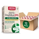 Formules Jarrow Jarro-Dophilus EPS Probiotics 10 Million CFU pour le soutien du trac intestinal, Supplément probiotique pour la santé des femmes et des hommes, 120 Capsules de Veggie, jusqu'à 60 jours,Pack de 12