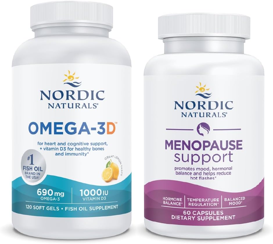Nordic Naturals Starter Pack - Soutien à la ménopause et Omega-3D