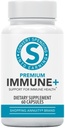 Acheter une marque de rente Immune Premium + Formule - Soutien Immune quotidien avec Reishi Mushroom, Echinacea, Ginseng américain, Vitamine C & Zinc - Soutient la clarté mentale et les niveaux d'énergie (60 capsules)