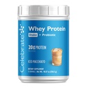 Célébrez les vitamines Reconstruire la poudre de protéines avec les probiotiques et les prébiotiques - 20g Whey Isolate Protéine, haute fibre, pour les patients de chirurgie bariatrique - Iced Macchiato (15 portions)