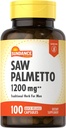 Sundance Vitamines Saw Palmetto 1200 mg - 100 Capsules, boîte de 2