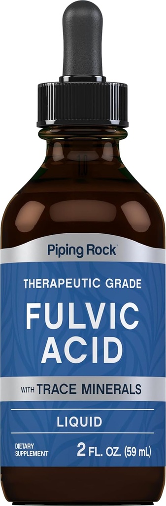 Diminution de l'acide fulvic liquide de la roche piquante 2 fl oz avec des minéraux traces Supplément ionique