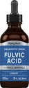 Diminution de l'acide fulvic liquide de la roche piquante 2 fl oz avec des minéraux traces Supplément ionique