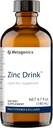 Boissons de zinc métagéniques - Trace Mineral - Système immunitaire et support enzymatique* - avec sulfate de zinc - Non-OGM, sans gluten, végétarien - 4,7 fl oz