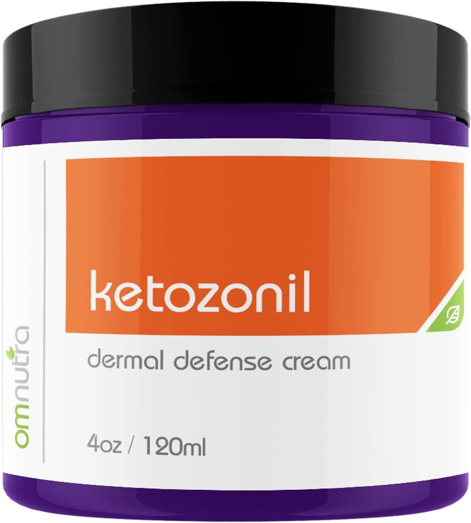 Crème de défense cutanée biologique à base de kétozonil - 4OZ OTC Jock Itch Cream Athlètes Traitement des pieds
