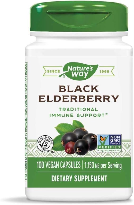Elderberry de la nature, 100 capsules, (paquet de 2)
