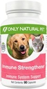 Uniquement supplément de renforcement du système d'Immune pour les chiens - Boost Healthy Cellular, Digestive et Fonction hépatique - Multivitamine Beta-Glucan et Antioxydant - 90 Capsules