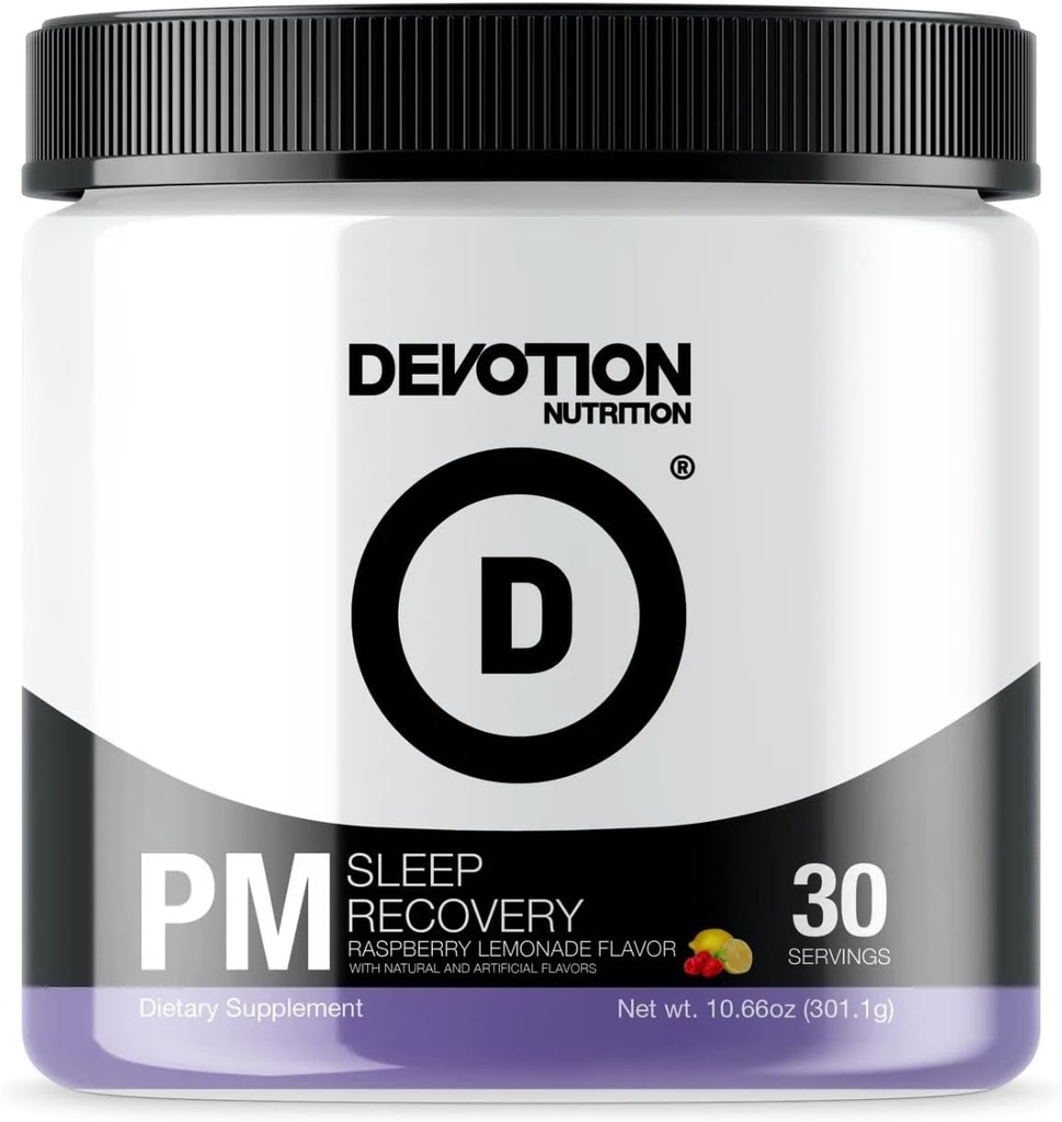 Dévotion Nutrition PM Sommeil Récupération de Stevia Sweeteneed.