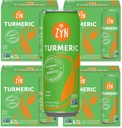 ZYN Turmeric Wellness Drink (24 Pack), Mango Lychee Aromatisé curcumin curcumin boisson avec poivre noir, pas de sucre ajouté, faible teneur en glucides et faible teneur en calories boisson, alternative propre