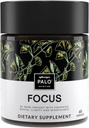 PALO FOCUS Brain Booster Supplément naturel Nootropic pour mémoire, focus, apprentissage, réalité, attention et cognition - Ginkgo Biloba, Bacopa, Gotu Kola, Ashwagandha, Mucuna 60 capsules