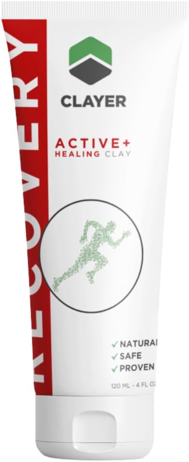 Healing Calcium Bentonite Clay pour la douleur musculaire et articulaire - Prêt à l'emploi - 100% naturel - scientifiquement prouvé - 4 fl. oz.