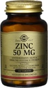 Solgar Zinc 50 Mg, 100 comprimés - Zinc pour une peau saine, le système immunitaire et le soutien antioxydant- 100 portions, 100 comtes (paquet de 12)