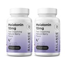 Balancebreens Melatonin 10mg Fast-Dissolve, 120 comprimés – Aide naturelle au sommeil pour les nuits reposées, soutien sans médicament pour la relaxation et la tranquillité