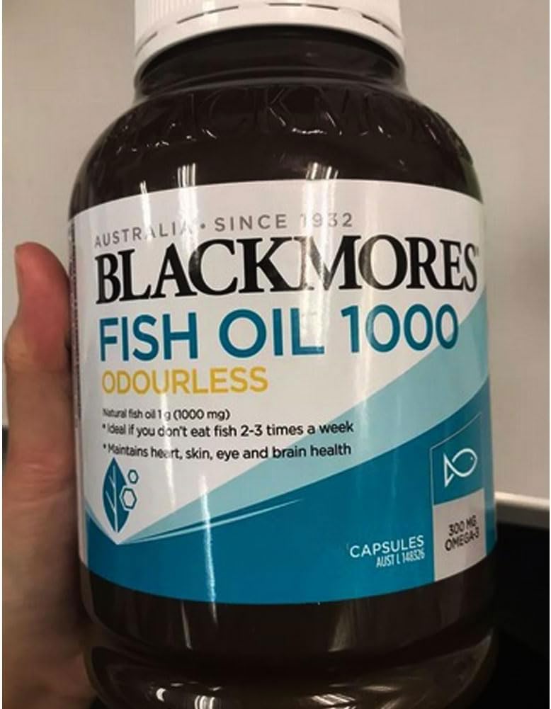 Blackmores Huile de poisson sans odeur 1000 60 Capsules.