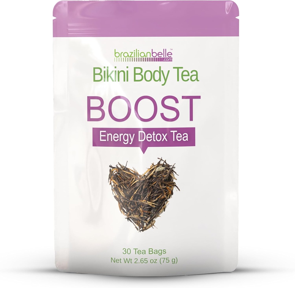 Bikini Body Slimming Detox Tea - Laxative-Free Colon Cleanse Tea pour soutenir un poids sain - Tea detox nettoyant doux pour le soulagement de ballonnement Belly. Tous les mélanges naturels de thé à base de plantes (30 ct)