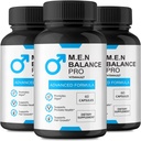 M.E.N Balance Pro Capsules - Official Men Balance Pro Pills to Support Prostate Heath, All Natural Formula for Energy Levels & Overall Well-Being, Premium M.E.N Balance Pro Reviews (3 Pack)