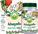 AYURVEDA BASIC Comprimés Ashwagandha - 1000mg de supplément à base de plantes de cerise d'hiver Formule à base de plantes pour la routine quotidienne Extrait de racine naturelle pour les hommes et les femmes