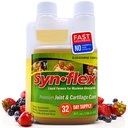 Formule d'origine Synflex Glucosamine liquide - Chondroïtine, Vitamines, Minéraux - Supplément boisson pour les hommes et les femmes, aide à soutenir la santé des articulations et du cartilage - Berry Flavor, 32 jours
