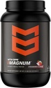 MTN OPS Magnum Poudre de protéines de fraise, 23g de protéines de lactosérum et de protéines de lait avec BCAA, Zéro sucre et sans gluten, fraises et crème, Tub de 30 portions