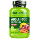 NATURELO Adolescents Multivitamine - Multivitamine d'aliments entiers - avec minéraux pour adolescents Garçons et filles - Supplément pour enfants actifs - Non-OGM - Végétariens et végétariens - 180 capsules