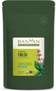 Banyan Botanicals Poudre de Tulsi – Tulsi organique – Saint Basilic (Ocimum Sactum) – Adaptogène ayurvédique pour la fonction pulmonaire saine et le bien-être pacifique et * – 1⁄2 lb – Vegan non-OGM source durable