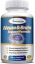 Neuro & Crain Care, Supplément Cerveau Extra Force pour Mémoire, Focus, & Clarity - Boosts Mémoire Fonction, Intelligence Niveaux & Focus, Supplément Santé Cerveau Premium pour Hommes & Femmes, 60 Capsules