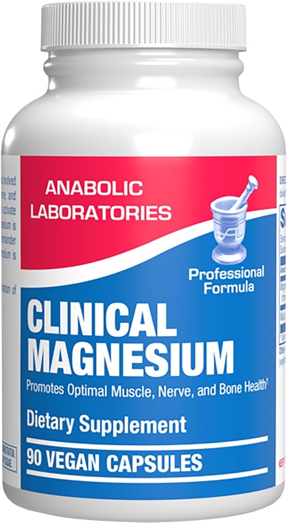 Triple complexe de magnésium 400 Mg - Formule clinique supplément de magnésium chélaté avec malate de glycinate et citrate pour le muscle optimum Nerve Bone & Digestive Health Support - 1 mois d'approvisionnement