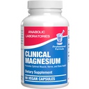 Triple complexe de magnésium 400 Mg - Formule clinique supplément de magnésium chélaté avec malate de glycinate et citrate pour le muscle optimum Nerve Bone & Digestive Health Support - 1 mois d'approvisionnement