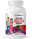 BariatricPal « Multivitamine à croquer tout-en-un avec citrate de calcium et fer - Berry mixte (30 jours d'approvisionnement)