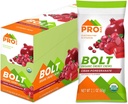 PROBAR - BOLT Énergie biologique Chews, grenade aux canneberges, non-OGM, sans gluten, USDA certifié biologique, saine, énergie naturelle, carburant rapide avec vitamines B & C (12 comte)