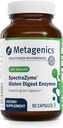 Métagène SpectraZyme Gluten Digest Enzymes - Enzyme digestive - Aide Digest Grains de blé, d'orge et de seigle* - Supplément Santé Gut* - Non-OGM, sans gluten et végétarien