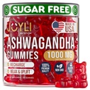 Gummies Ashwagandha pour les femmes et les hommes - Gummies naturelles calmes avec extrait de racine Ashwagandha vitamine C Zinc - supplément à base de plantes Ashwagandha pour l'équilibre de stress de sommeil - 60 légumes sans sucre