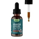 Animal Essentials Senior Support for Dogs & Cats Supplement - Thistle de lait, pour les vieux chats et chiens, Pet Rein Support, supplément à base de plantes - 2 Fl Oz