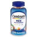 Multivitamine pour hommes, supplément multivitamine/multiminérale avec sélénium, antioxydants et vitamine D3, saveur de fruits assorties - 170 Nombre