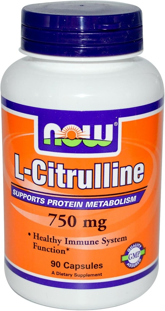 Maintenant Aliments: L-Citrulline Santé cardiovasculaire 750mg 90 capsules (2 pack)
