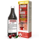 Emulsión de Escocia à l'huile de foie de morue – Saveur de cerise – Vitamines A, D, E & B1 pour Immune et soutien du foie – Supplément liquide pour les enfants – 15.3 Fl Oz