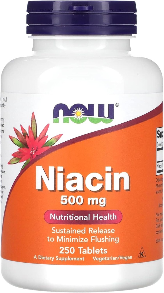 Nourriture - Niacine 500 mg 250 comprimés (paquet de 2)