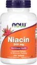 Nourriture - Niacine 500 mg 250 comprimés (paquet de 2)