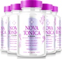 (5 Pack) NovaTonica Capsules, Nova Tonica pour soutenir naturellement une peau saine et glorieuse, supplément supplémentaire pour soutenir l'hydratation, pilules vitaminiques améliorant la peau, avis toniques Nova (300 Capsules)