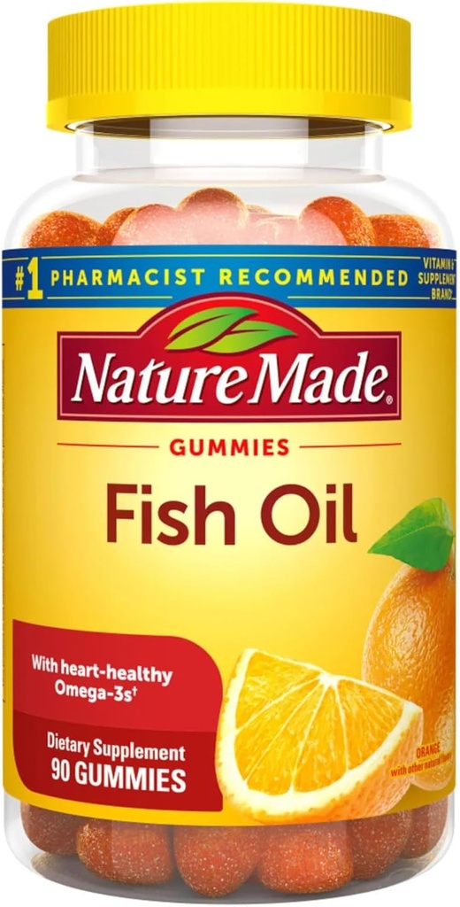 Nm Goums adultes Huile de poisson 90ct Pv Goums adultes Huile de poisson 90ct