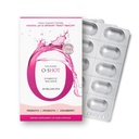 O-Shot (r Probiotique vaginal végétalien + Prébiotique pour les femmes, Extrait de canneberge, Racine de chicorée, pH vaginal, Tract urinaire, Digestion, Bloatation, Non laitière, Non OGM, Sans gluten, 30 Végétaux-Capsules
